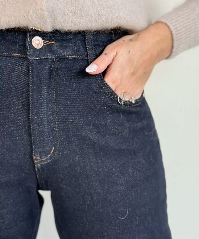 SPODNIE ROSE DENIM BALOON - BLUMANIA