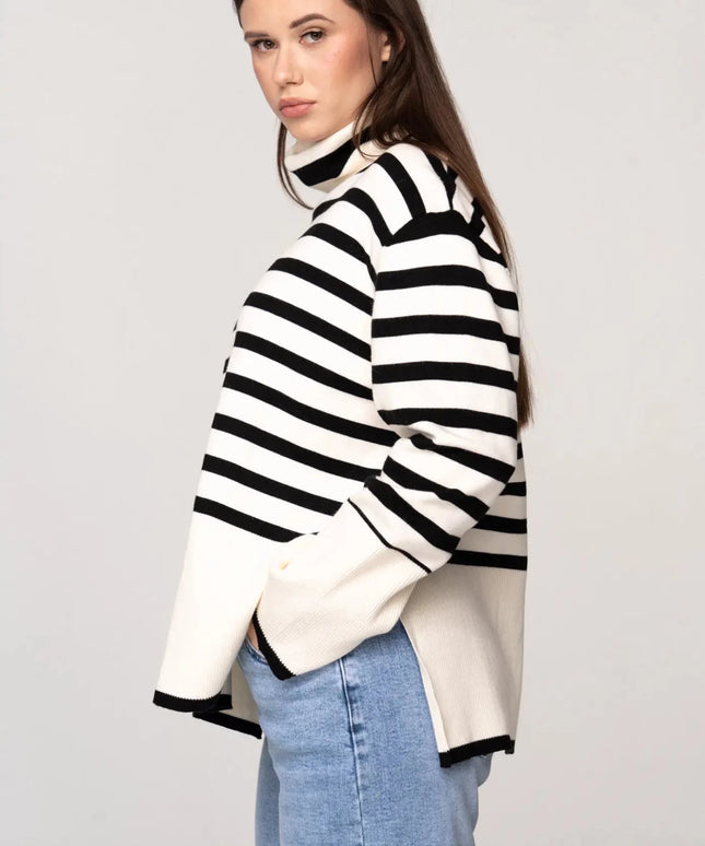 SWETER PASIAK Z GOLFEM - BLUMANIA