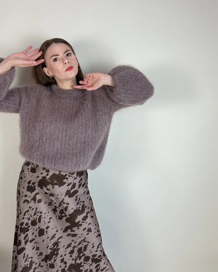SWETER STELLA Z MOHEREM CAPPUCINO - BLUMANIA