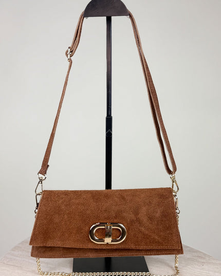 TOREBKA ZE SKÓRY NATURALNEJ BELLA CAMEL - BLUMANIA